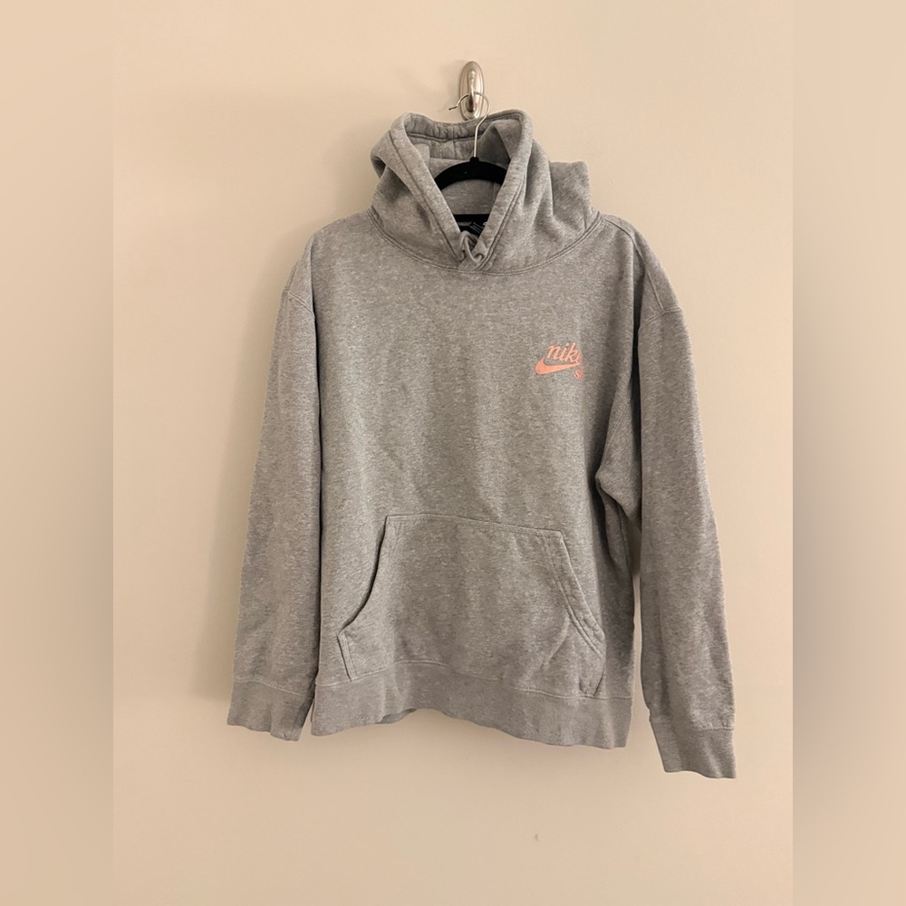 Nike SB Graphic Hoodie XL Gray Cartoon Dog Streetwear Y2K Skate - Picture 4 of 9